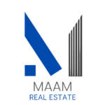 Maam Real estate Logo On Transparent Background